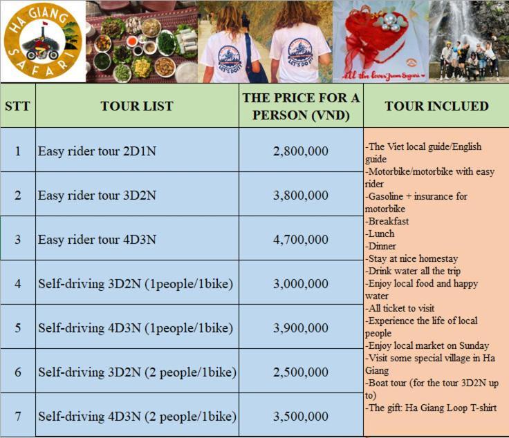 Nhi'S House & Safari -Motorbike Rental-Tour Ha Giang Exterior photo